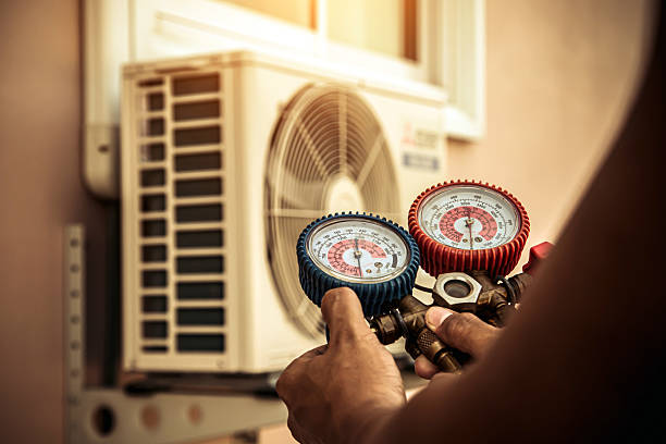 Professional Ac Installation technician working in Montague, MI
